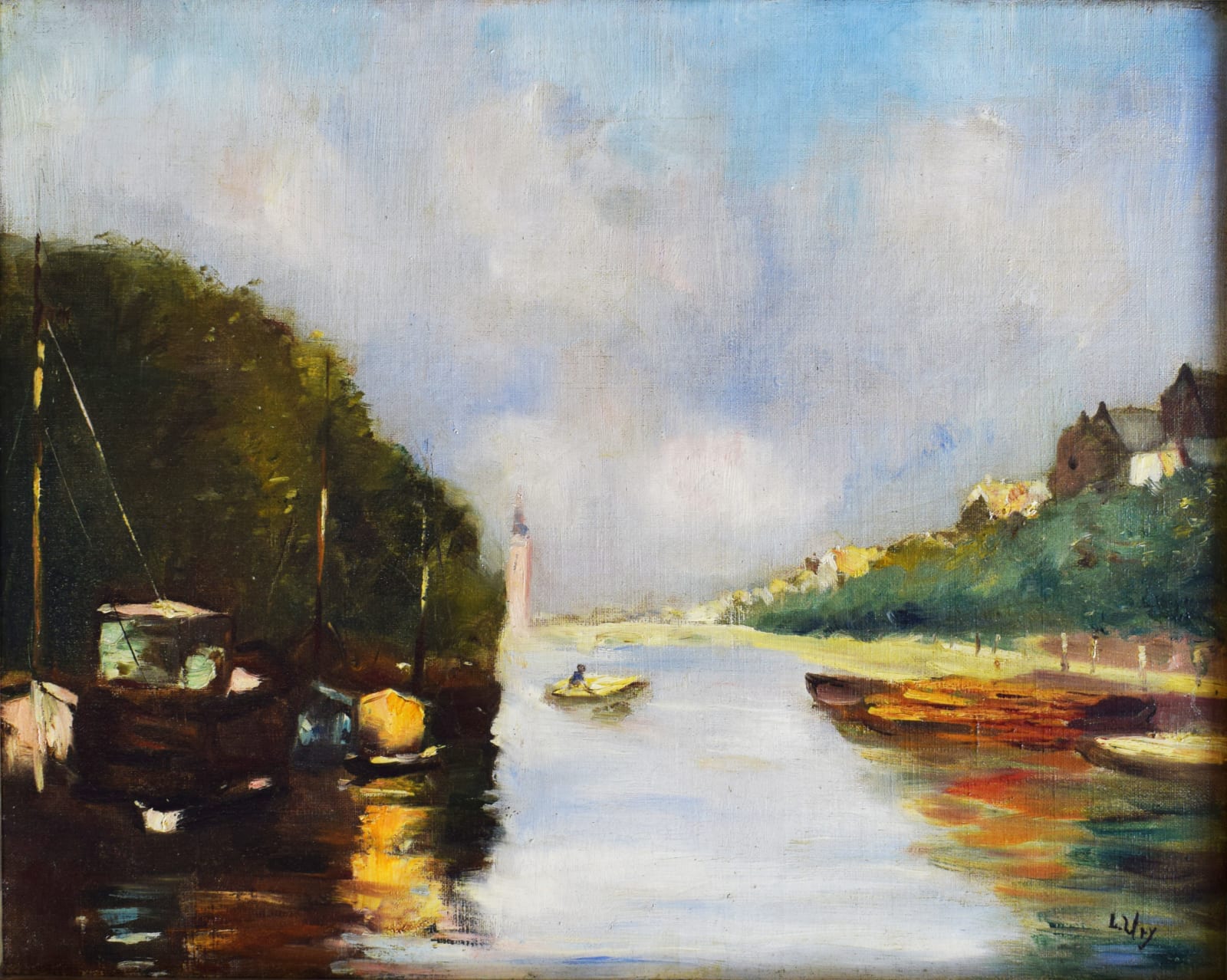 LESSER URY, Amsterdam Canal | Amsterdamer Gracht, 1912