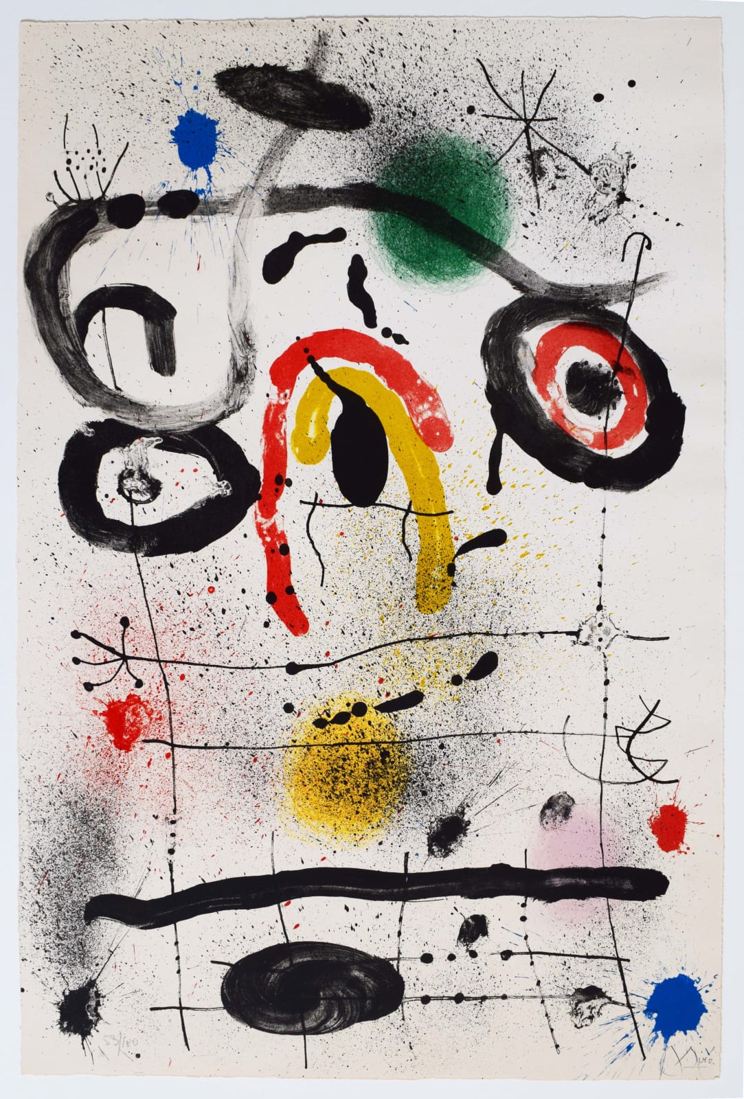JOAN MIRÓ, Figure above the Horizon | Personnage au-dessus l'horizon, 1965
