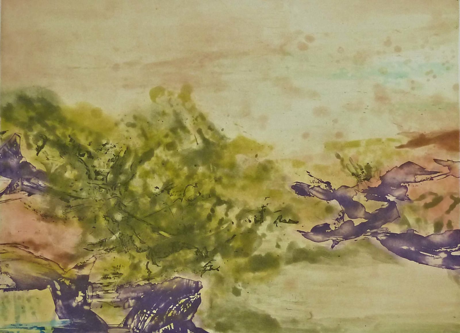 ZAO WOU-KI, Etching No. 325, 1986