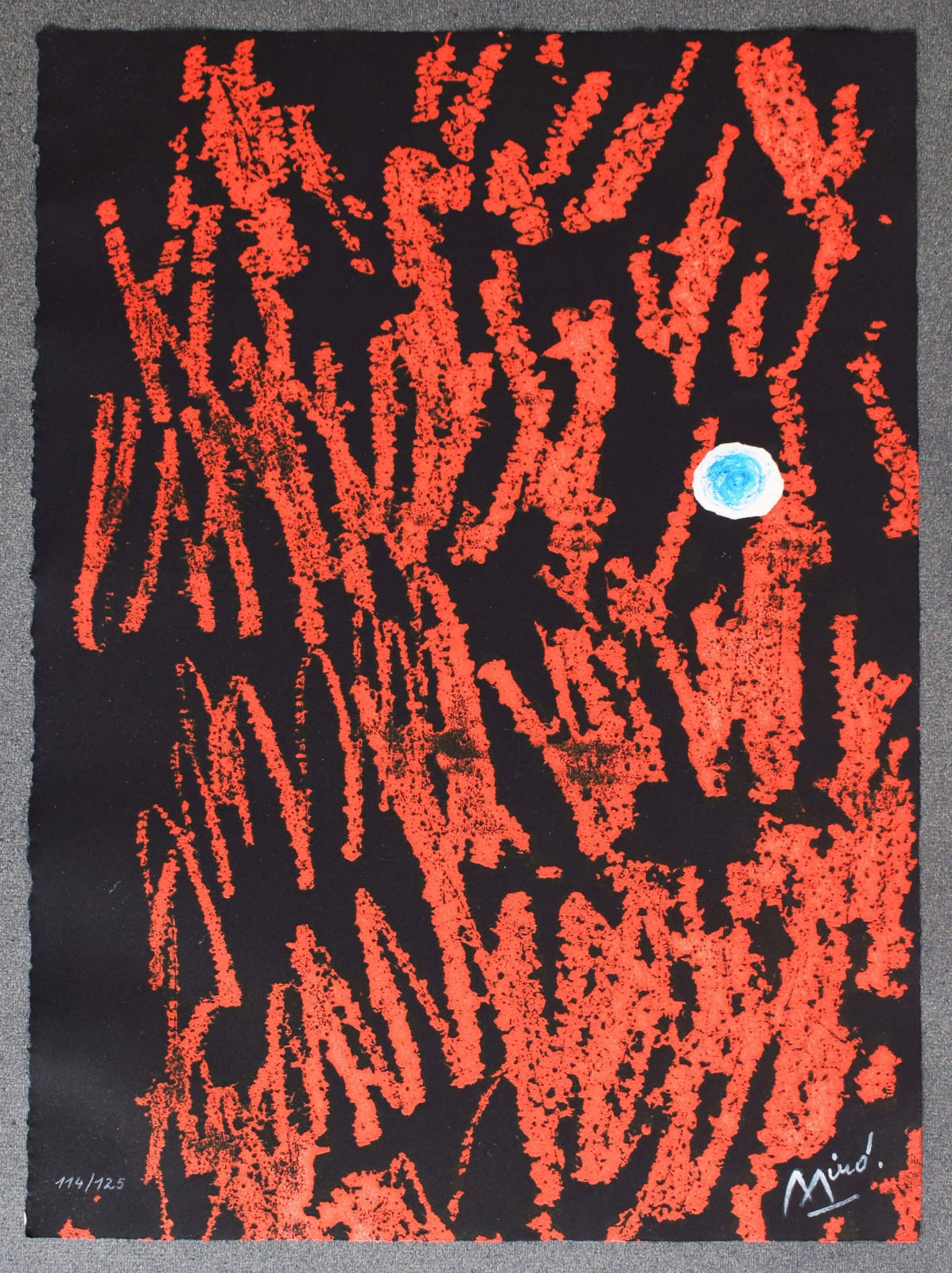 JOAN MIRÓ, Composition I, from: Freedom of Liberties, poems of Alain Jouffroy | Composition I, from: Liberté des libertés, poèmes de Alain Jouffroy, 1971