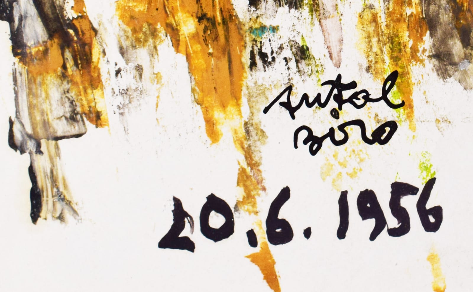 ANTAL BIRO, Abstraction 20.6.1956, 1956
