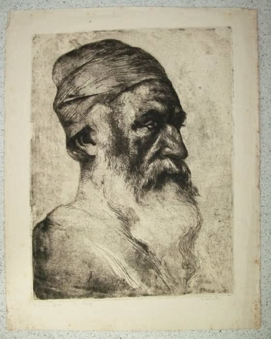 HERMANN STRUCK, Persian Jew, ca. 1905