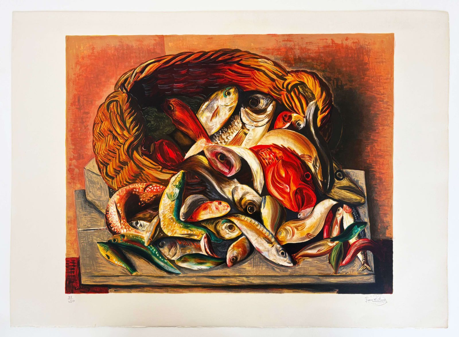 MOISE KISLING, Fish in Basket