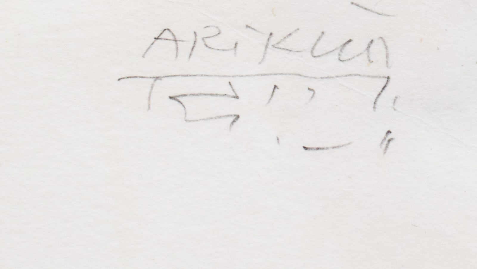 AVIGDOR ARIKHA, Anne Reading, 1967