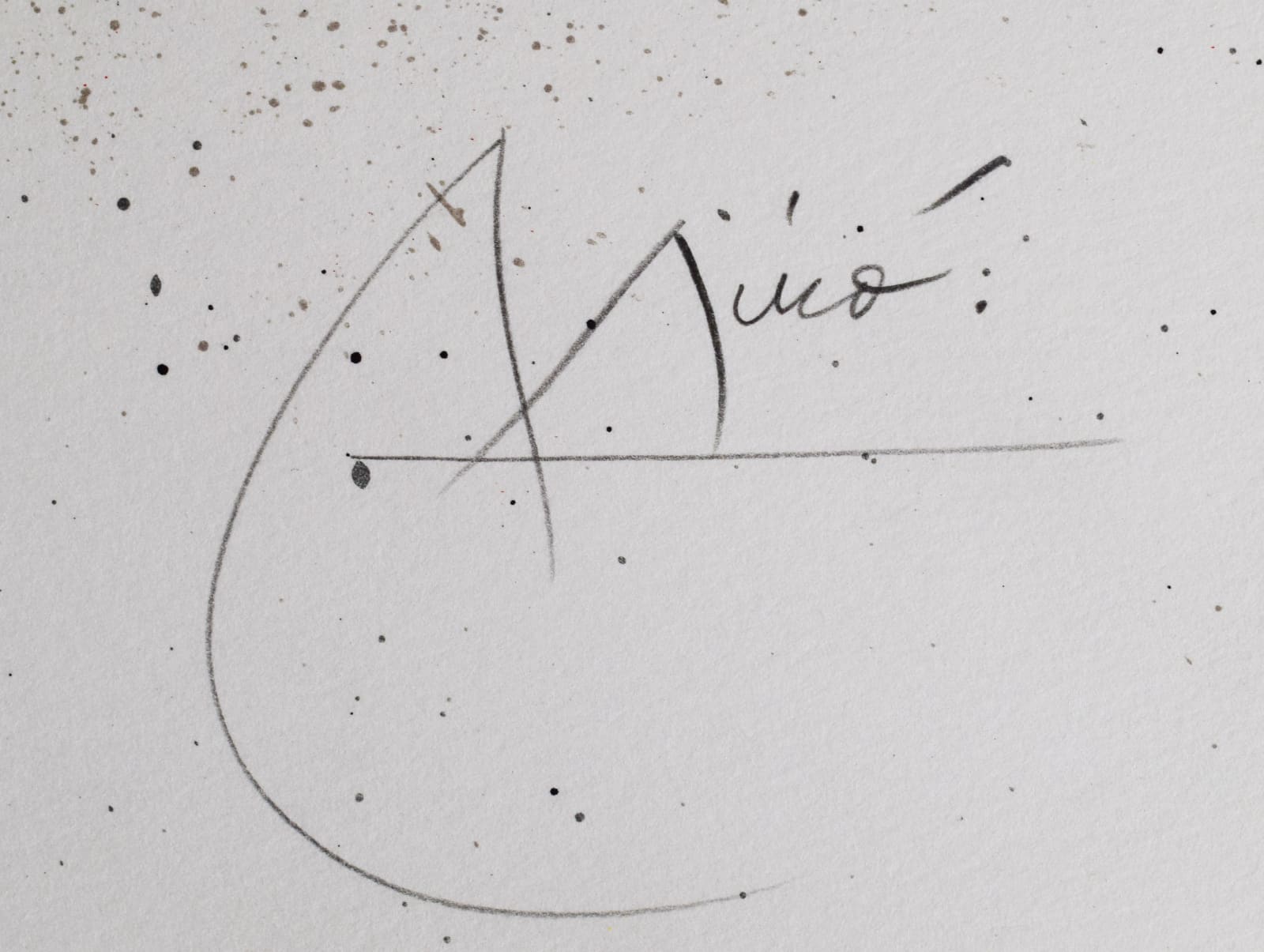 JOAN MIRÓ, Composition V, from: Freedom of Liberties, poems of Alain Jouffroy | Composition V, from: Liberté des libertés, poèmes de Alain Jouffroy, 1971