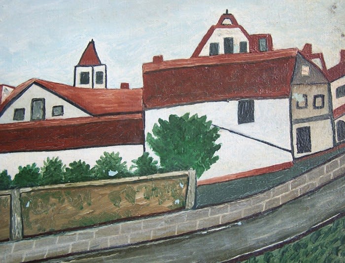 DAVID RADOVANITZ, Village in the Spring, 1968
