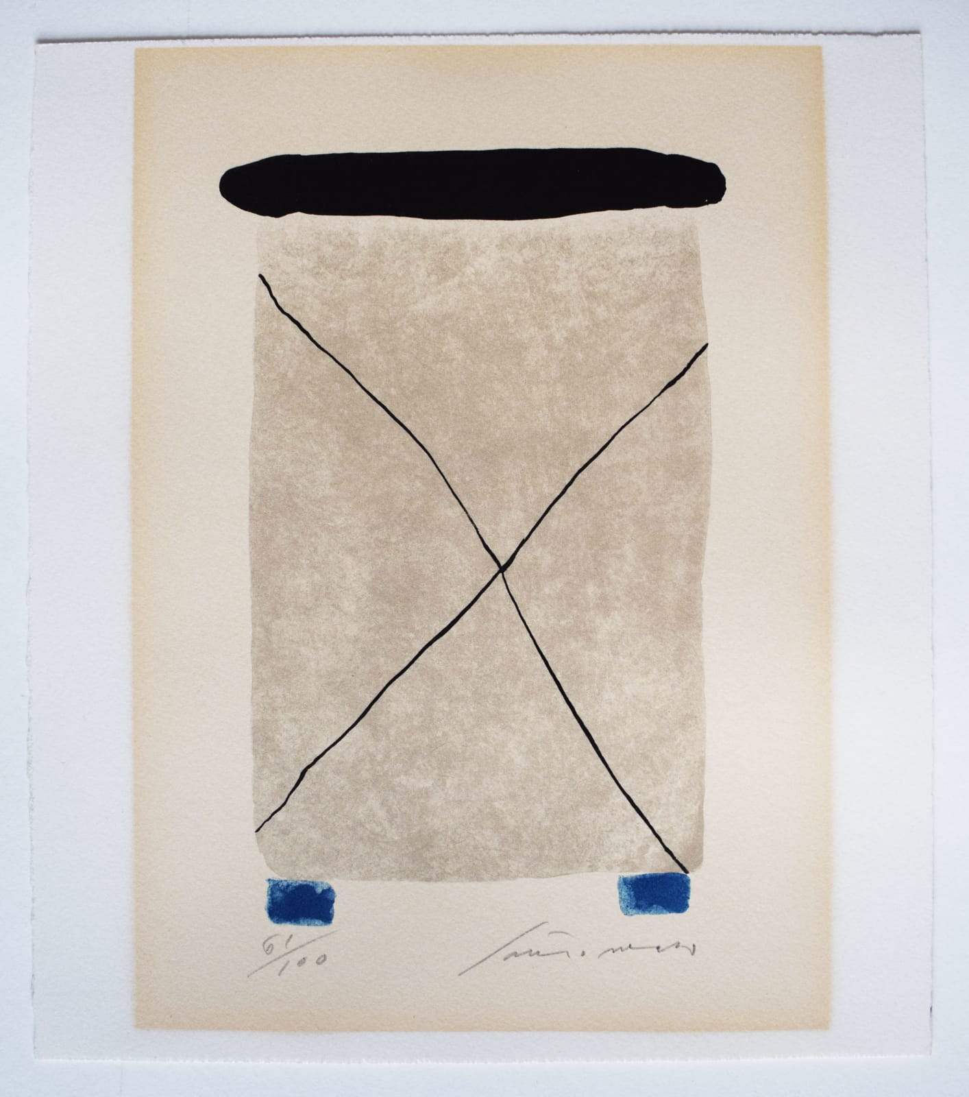 GIUSEPPE SANTOMASO, Homage to Hans Arp, circa 1970s