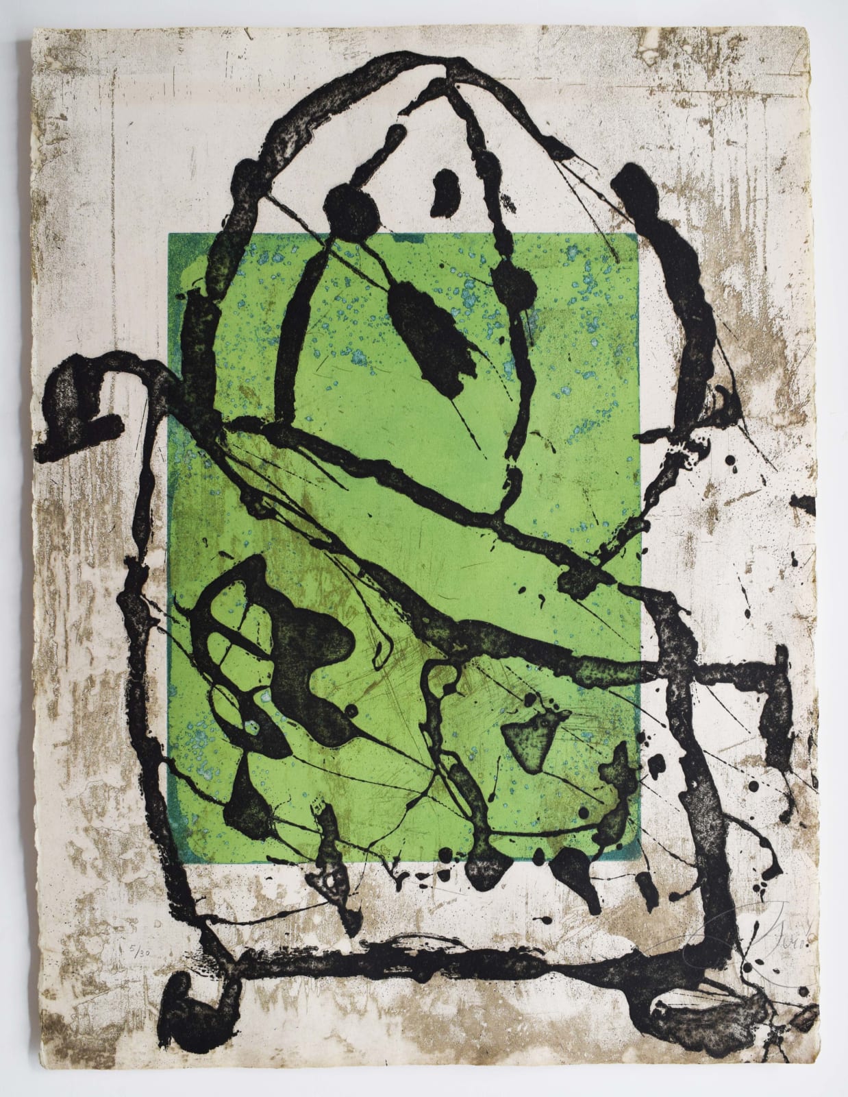 JOAN MIRÓ, Cave Paintings VI | Rupestres VI, 1979