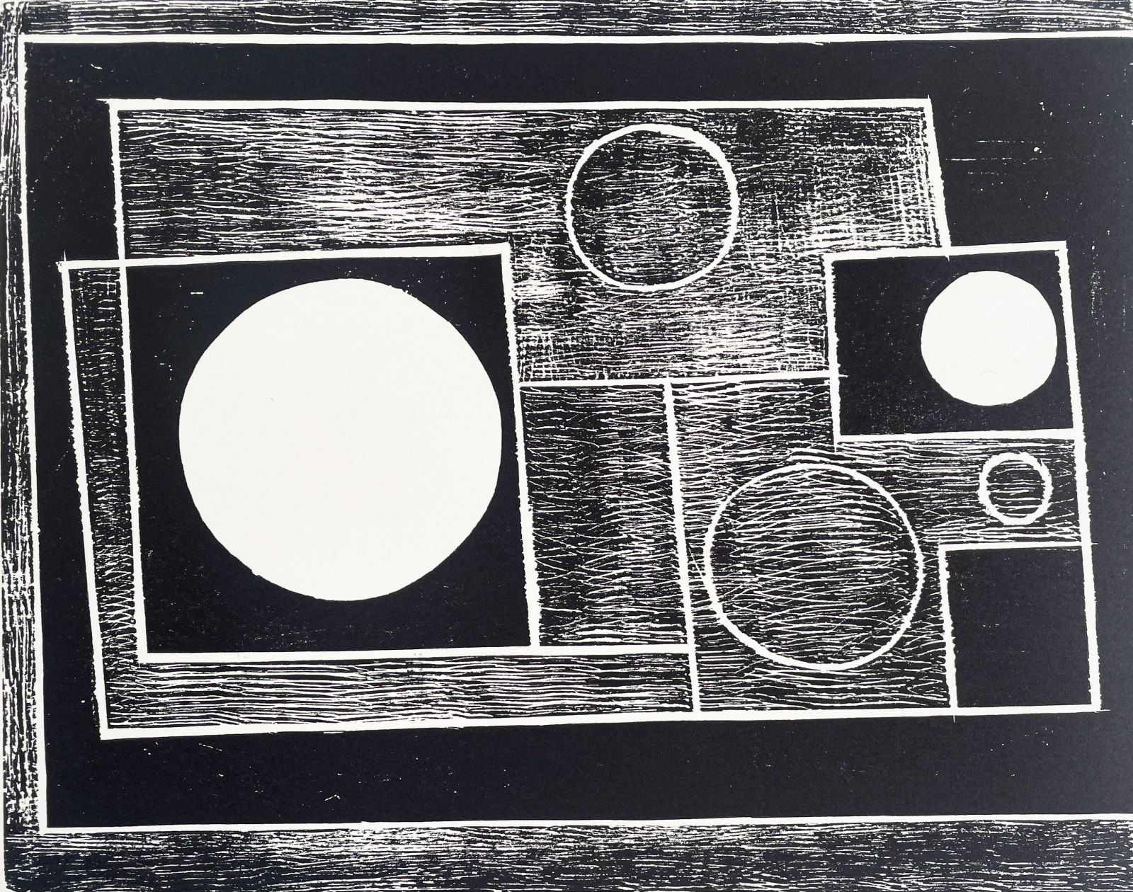 BEN NICHOLSON, Five Circles, 1934/1962