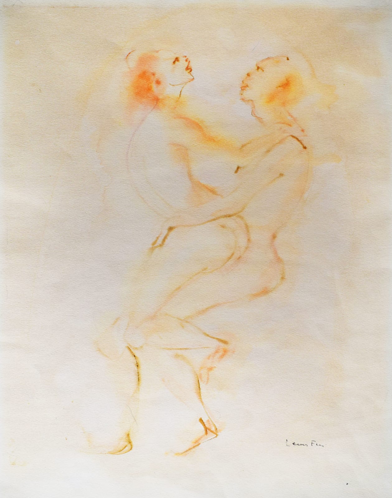 LEONOR FINI, Erotic Couple, 1977