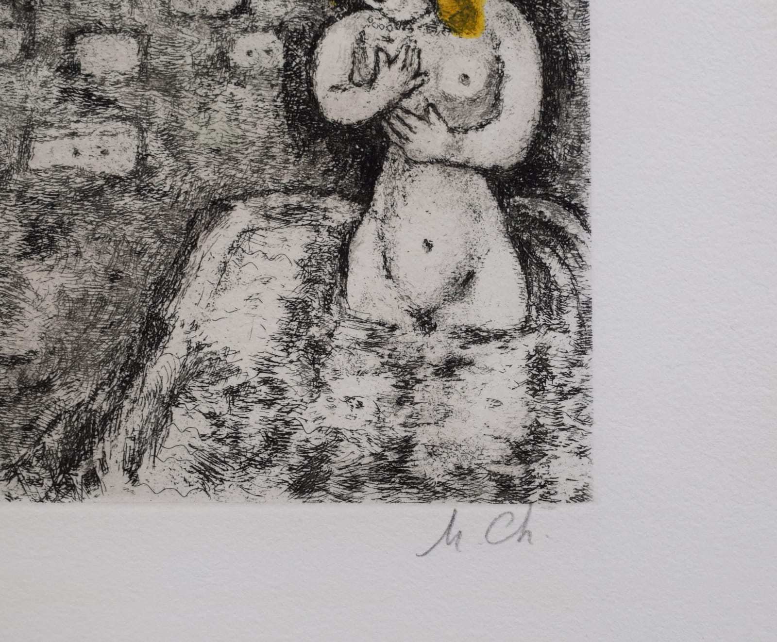 MARC CHAGALL, David and Bathsheba, from: The Bible, 1956