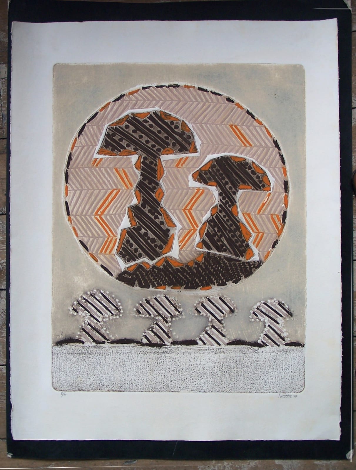 LOUTTRE B., Meeting of Gossipy Mushrooms / Réunions d'Entolomes Bavards, 1972