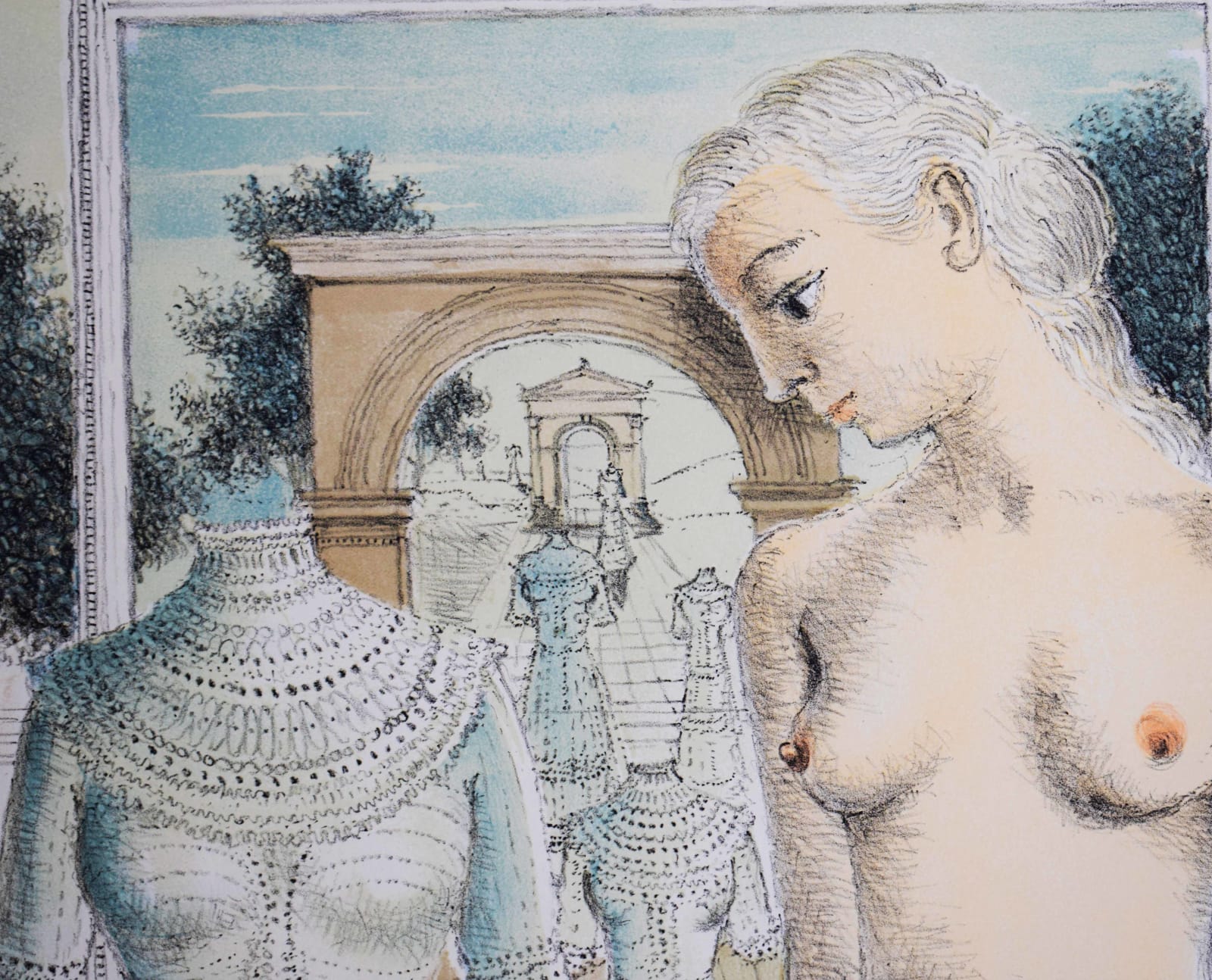 PAUL DELVAUX, Sunday Dress | La robe du dimanche, 1967