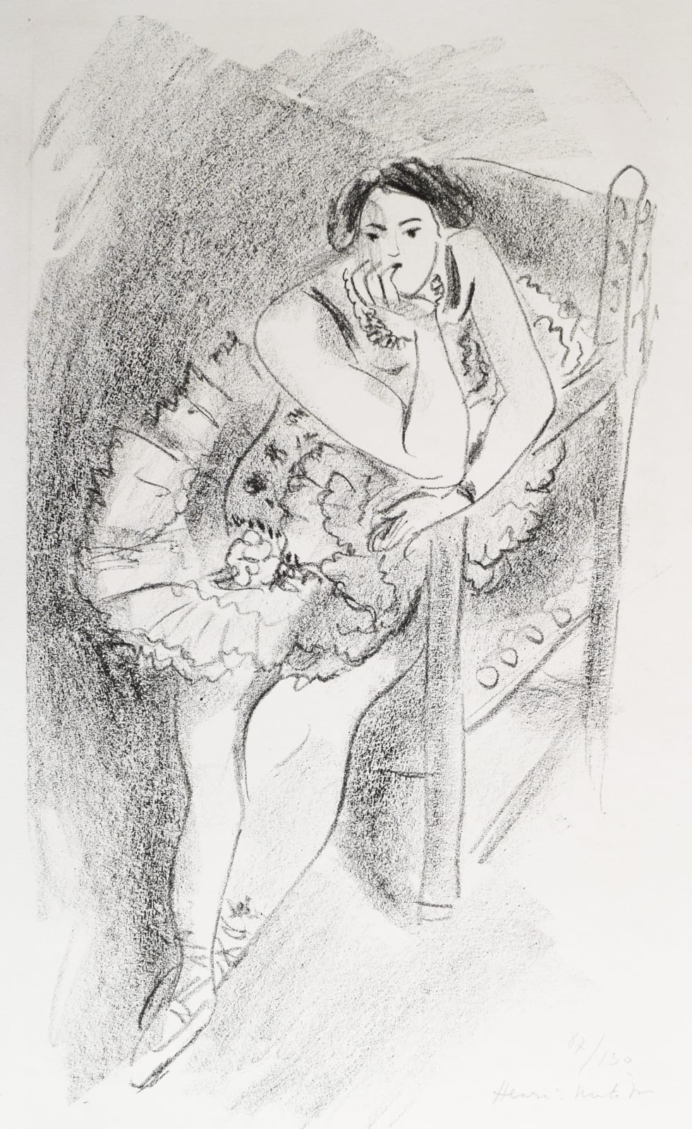 HENRI MATISSE, Seated Dancer, from: Ten Dancers | Danseuse assise: Dix Danseuses, 1925/26