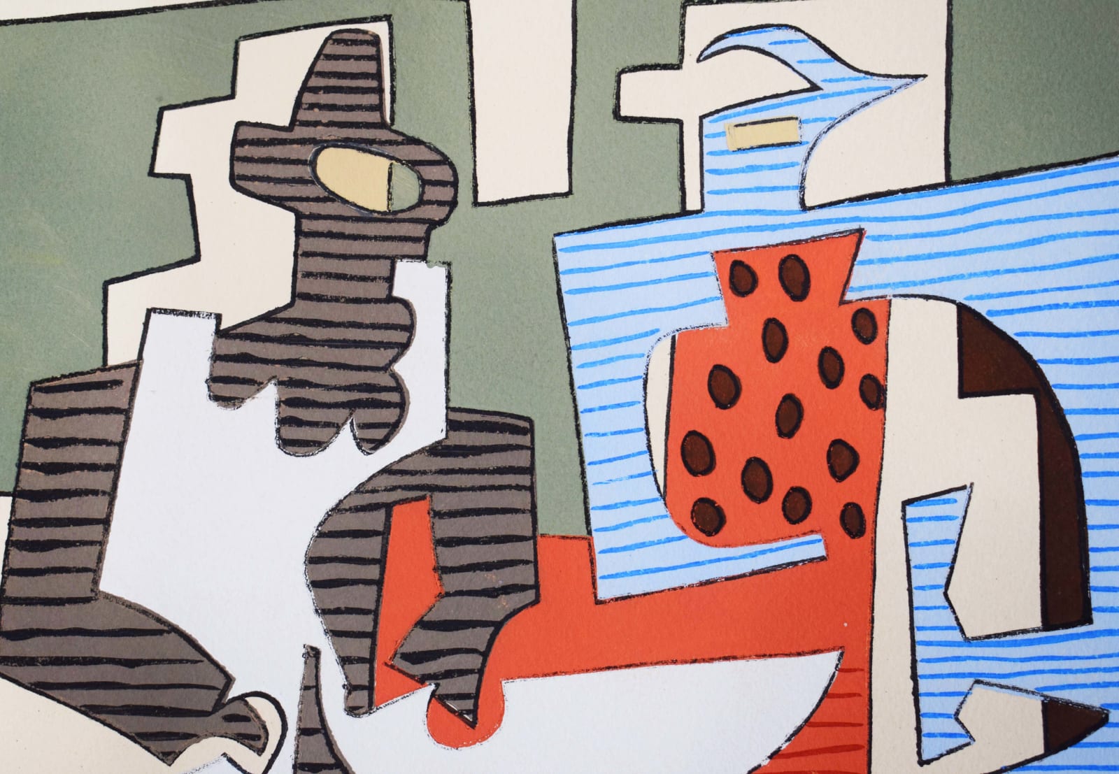 PABLO PICASSO (After), Pierrot and Harlequin, from: Ten Pochoirs | Pierrot et arlequin: Dix pochoir, ca. 1920