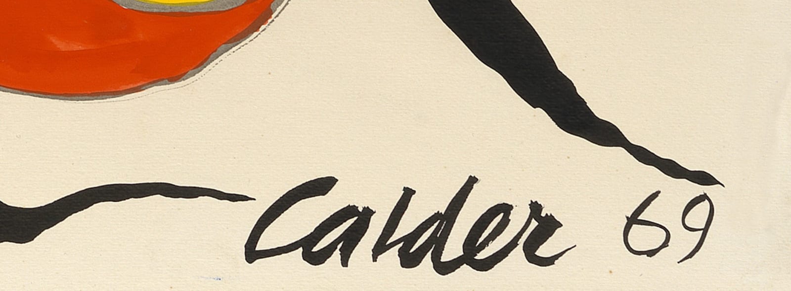 ALEXANDER CALDER, The Yellow Shock Absorber, 1969
