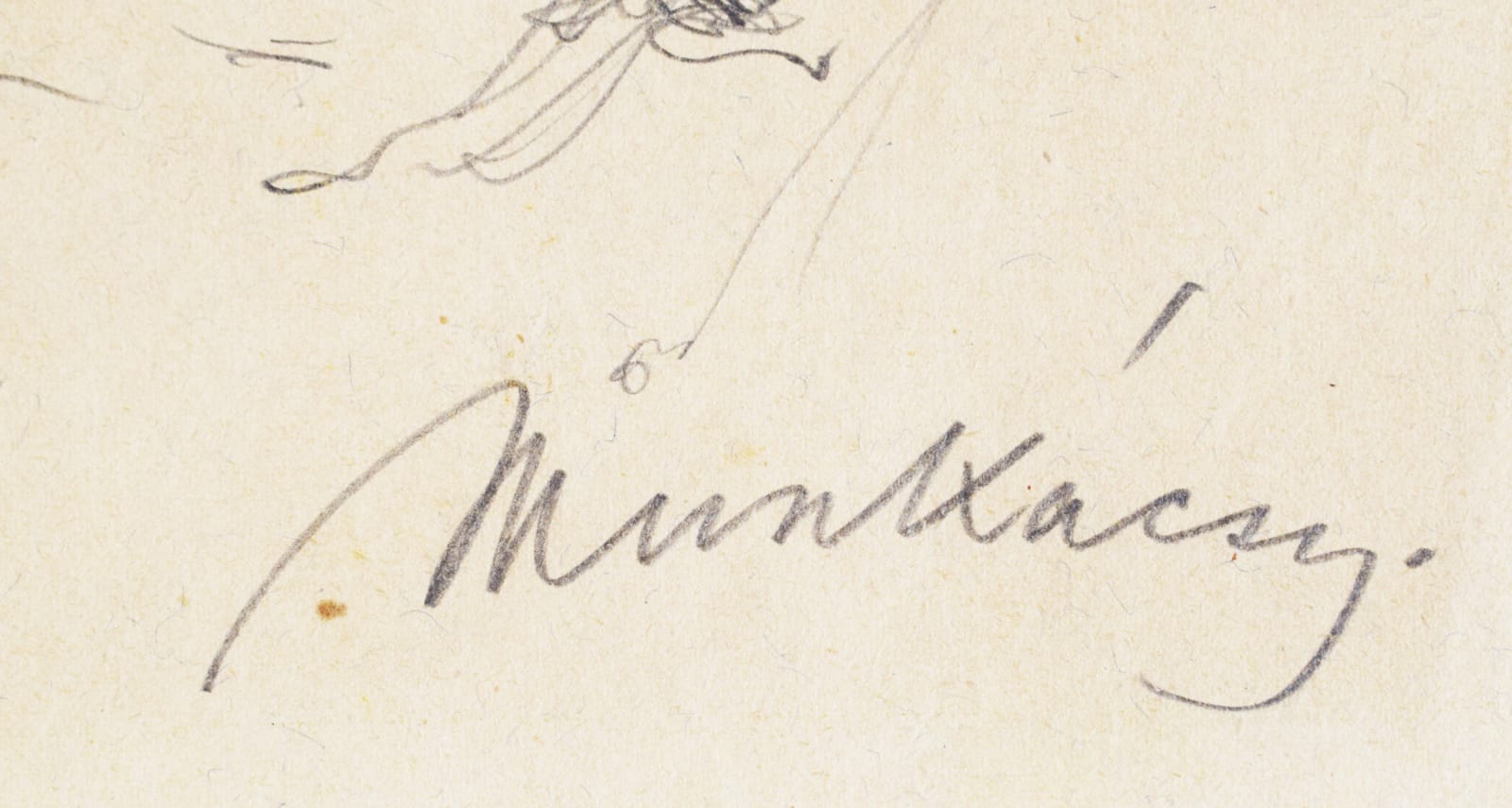 MIHÁLY VON MUNKÁCSY, Study for Christ before Pilate (VI)