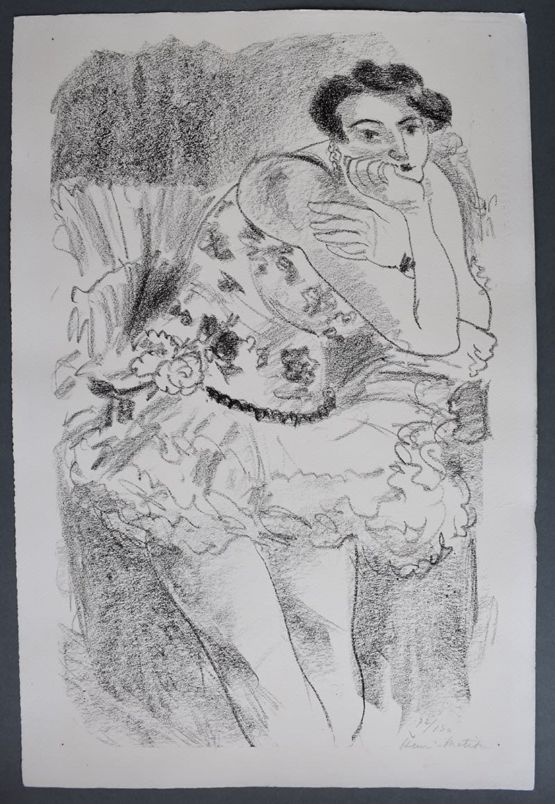 HENRI MATISSE, Standing Dancer, Leaning, from: Ten Dancers | Danseuse debout, accoudée, Dix Danseuses, 1926-27