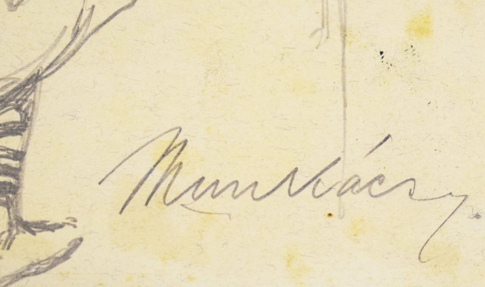 MIHÁLY VON MUNKÁCSY, Study for Christ before Pilate (XI)