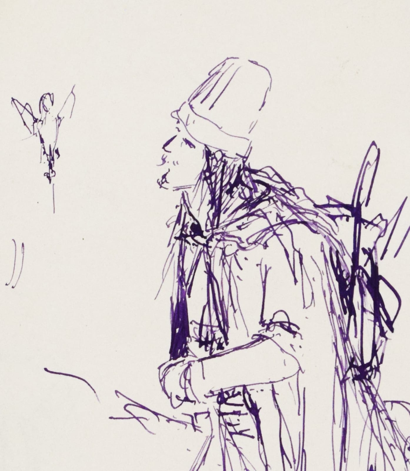MIHÁLY VON MUNKÁCSY, Sketch for Conquest (Honfoglalás)