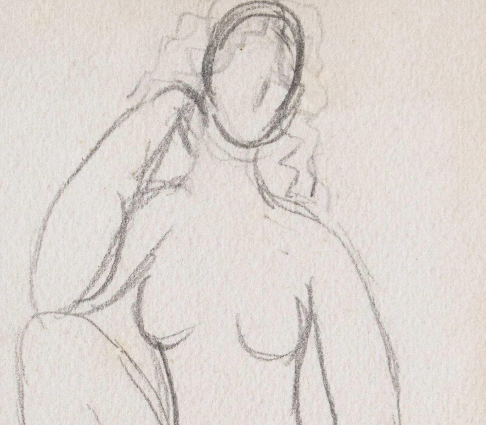 PABLO PICASSO, Seated Nude | Nu assis, circa 1922