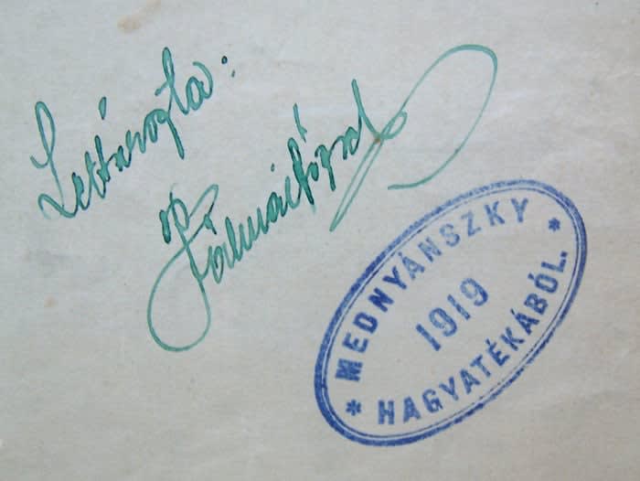 LASZLO BARO MEDNYANSZKY, Landscape Sketch