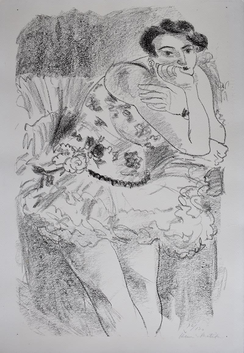 HENRI MATISSE, Standing Dancer, Leaning, from: Ten Dancers | Danseuse debout, accoudée, Dix Danseuses, 1926-27