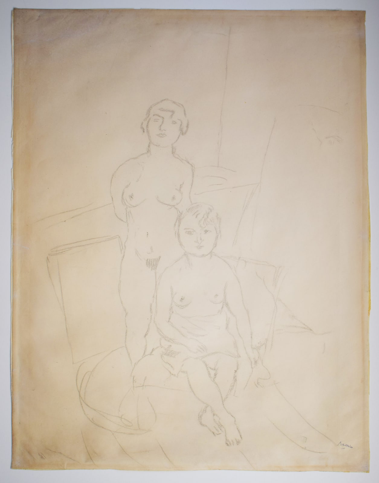 JULES PASCIN, Two Models, 1925