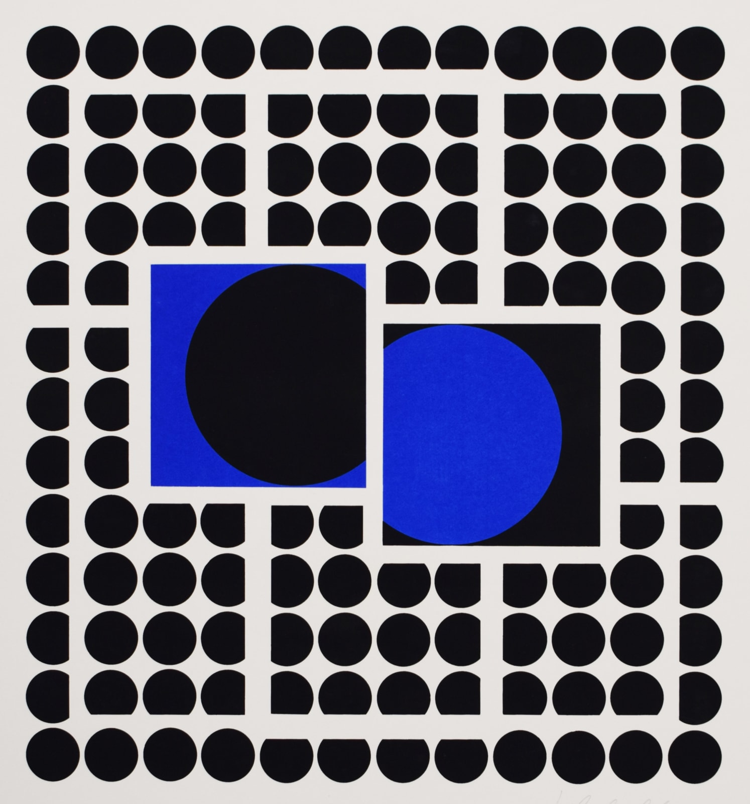 VICTOR VASARELY, Bellatrix, from: The Discourse on Method | Bellatrix: Le discours de la méthode, 1969