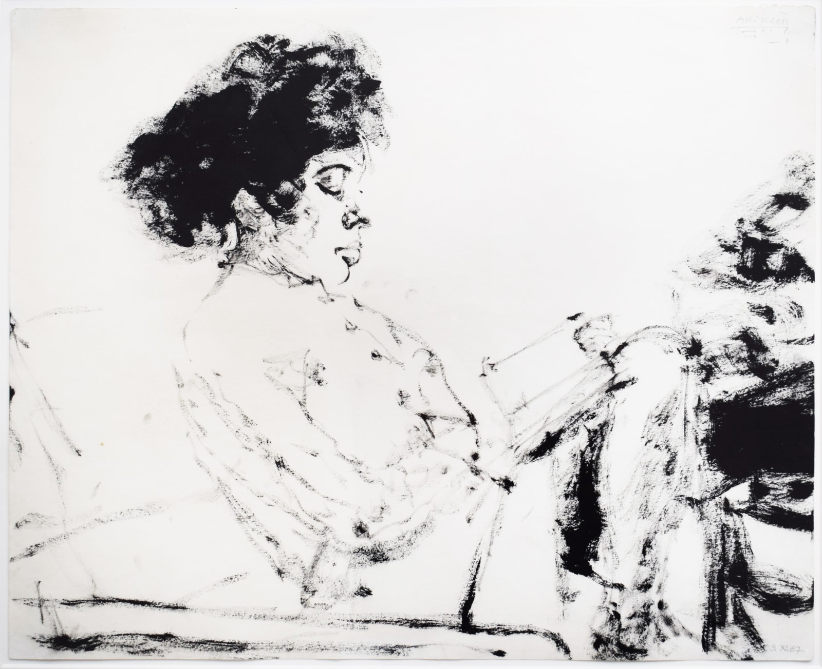 AVIGDOR ARIKHA, Anne Reading, 1967