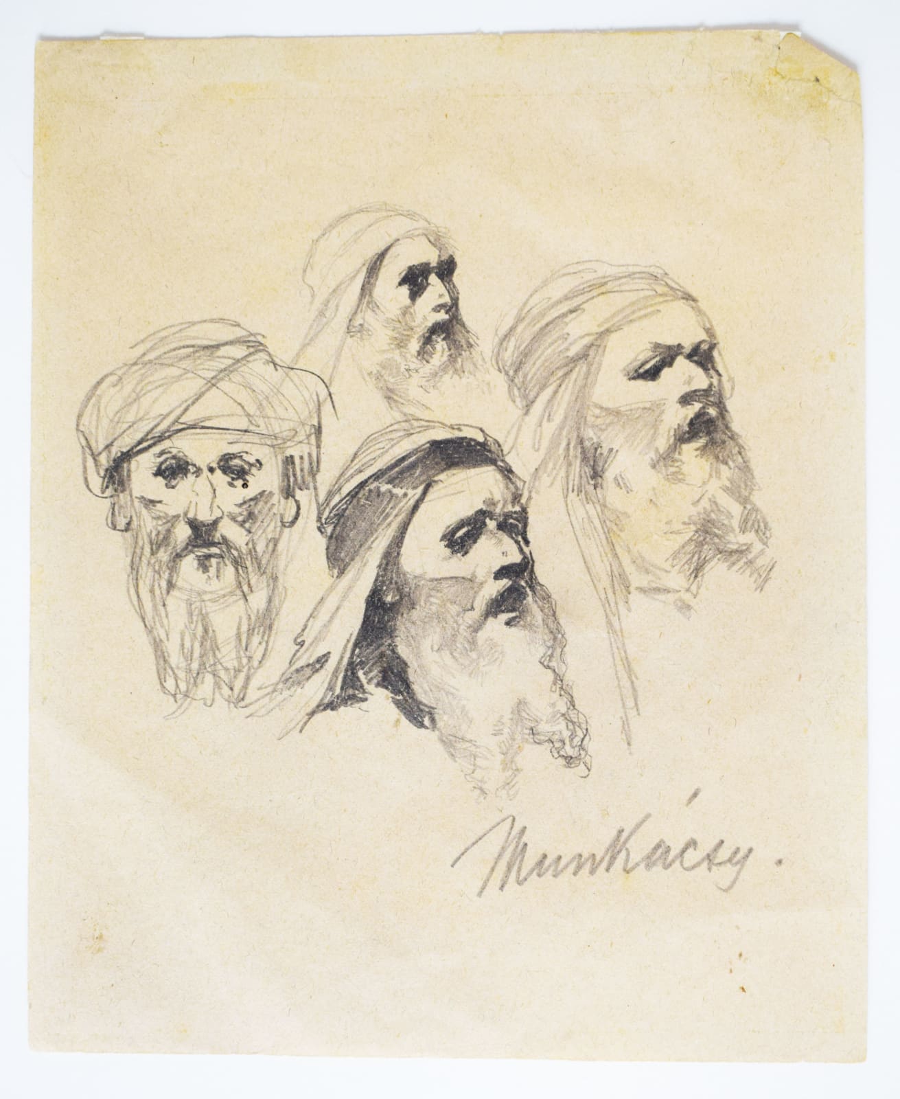 MIHÁLY VON MUNKÁCSY, Study for Christ before Pilate (IV)