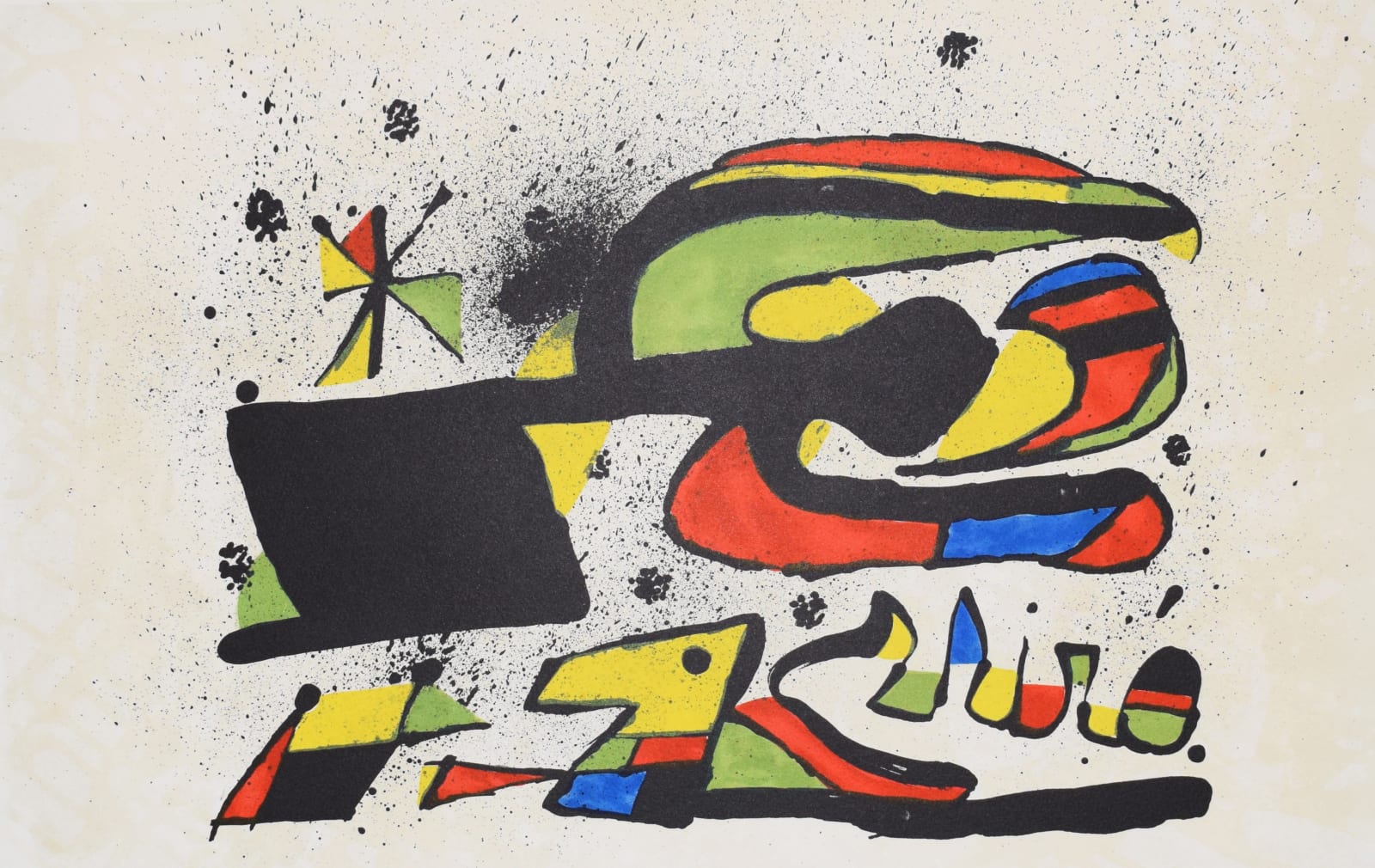 JOAN MIRÓ, Dog and Bird | Gos i ocell, 1979