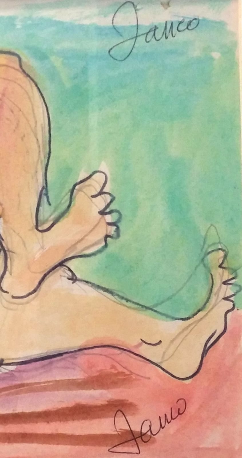 MARCEL JANCO, Reclining Nude
