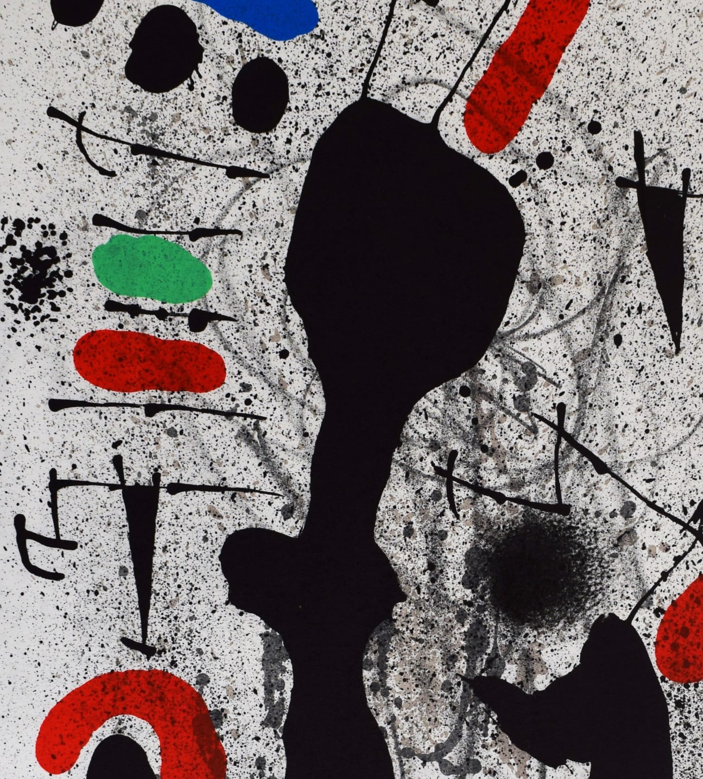 JOAN MIRÓ, Composition V, from: Freedom of Liberties, poems of Alain Jouffroy | Composition V, from: Liberté des libertés, poèmes de Alain Jouffroy, 1971