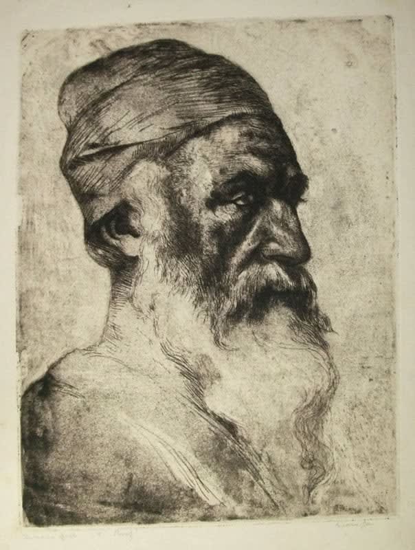 HERMANN STRUCK, Persian Jew, ca. 1905