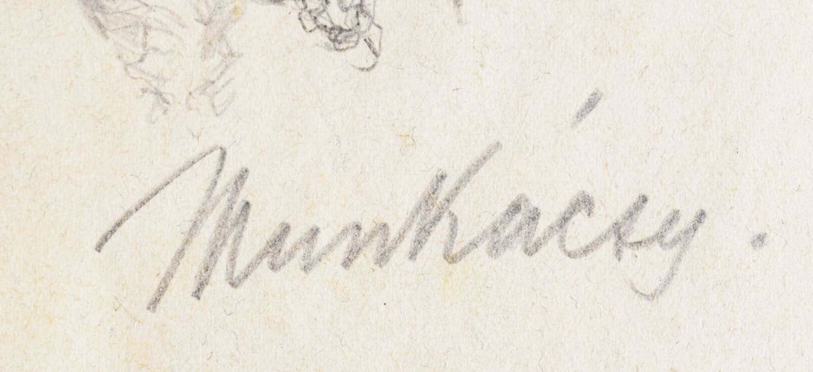 MIHÁLY VON MUNKÁCSY, Study for Christ before Pilate (IV)