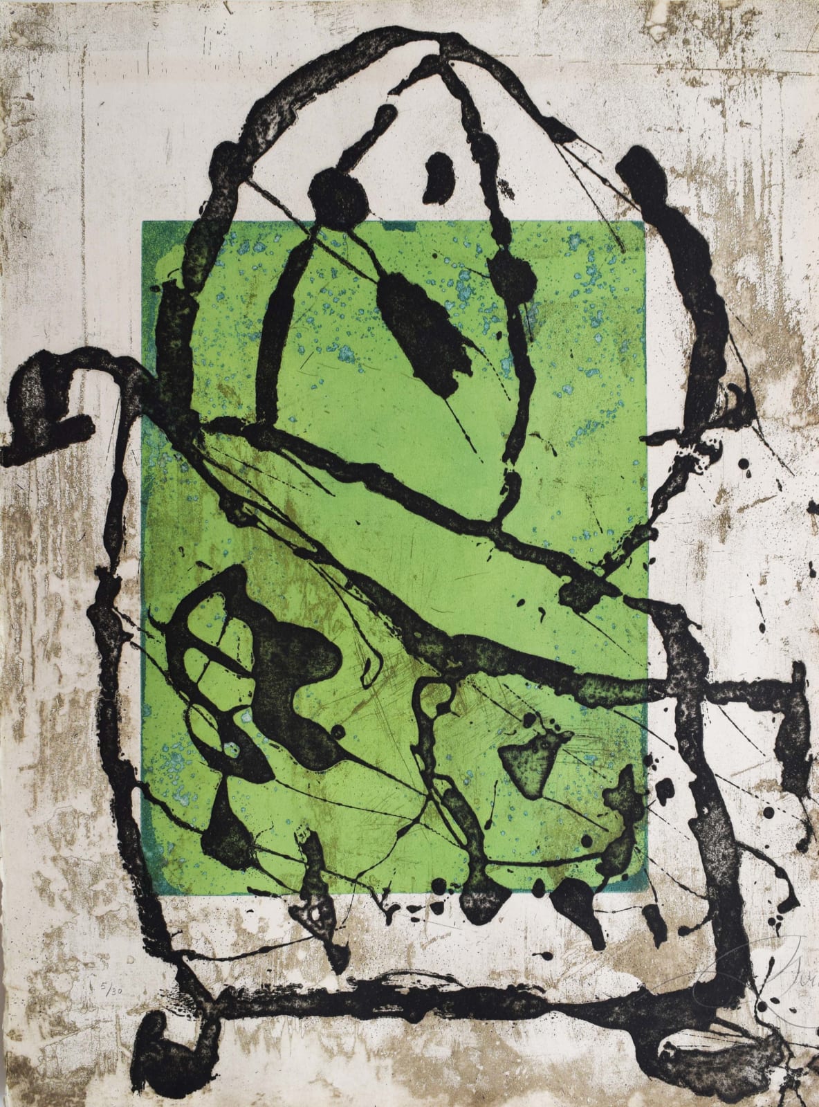 JOAN MIRÓ, Cave Paintings VI | Rupestres VI, 1979