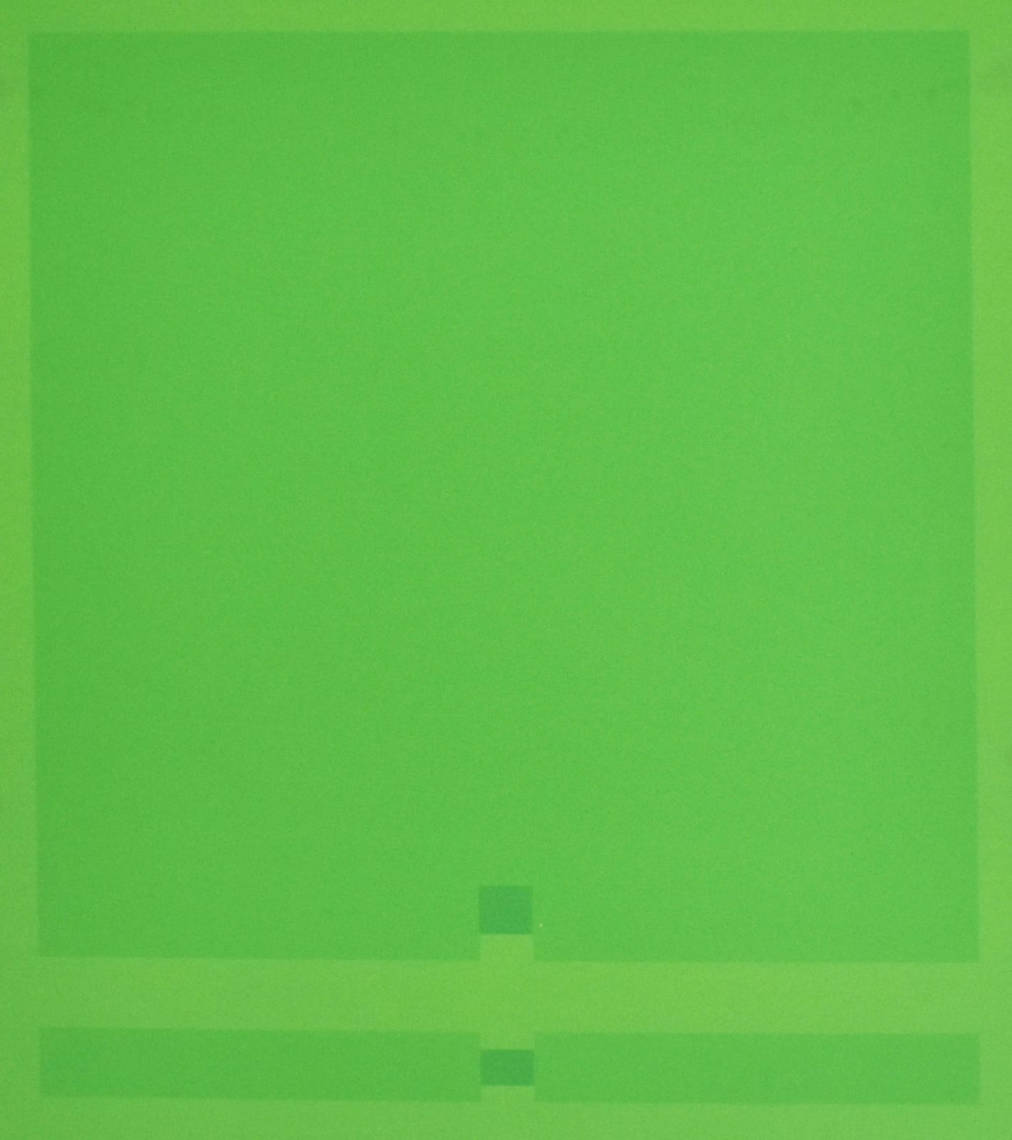 ANTONIO CALDERARA, Red-Green Rosso-Verde, 1973