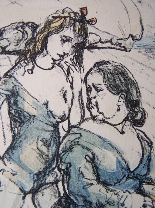 TSUGOUHARU FOUJITA, La Mésangère (Girl and Woman)