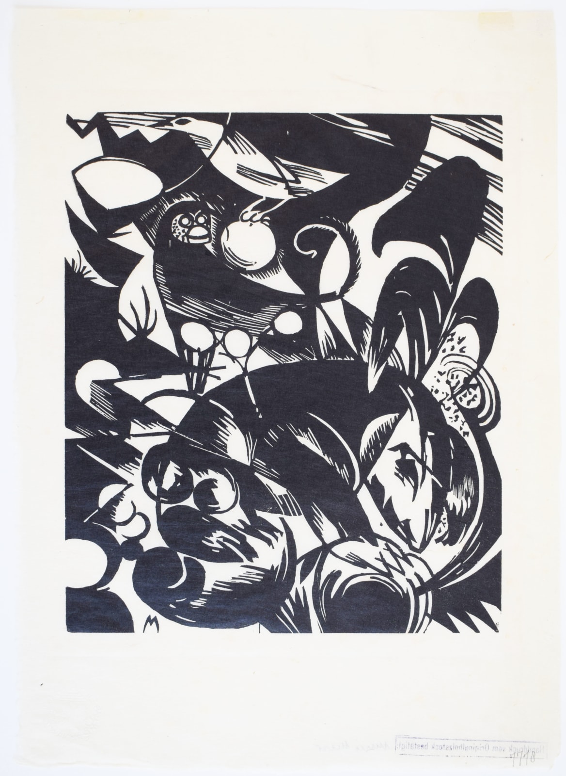FRANZ MARC, Creation I | Schöpfungsgeschichte I, 1914