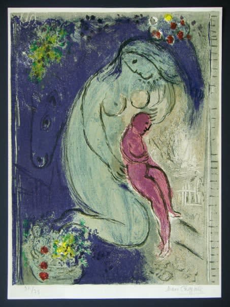 MARC CHAGALL, Quay of Flowers | Quai aux Fleurs, 1954