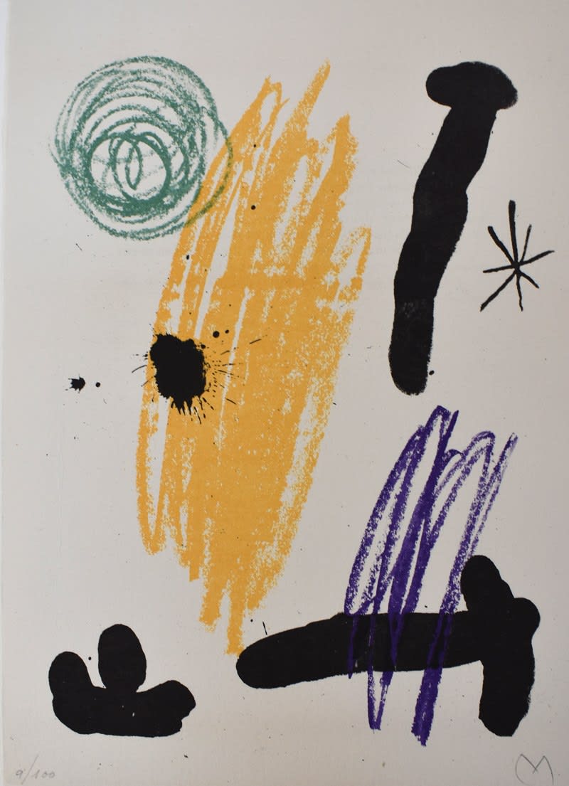 JOAN MIRÓ, Composition VIII, from: Recent Unpublished Works | Obra inèdita Recent, 1964