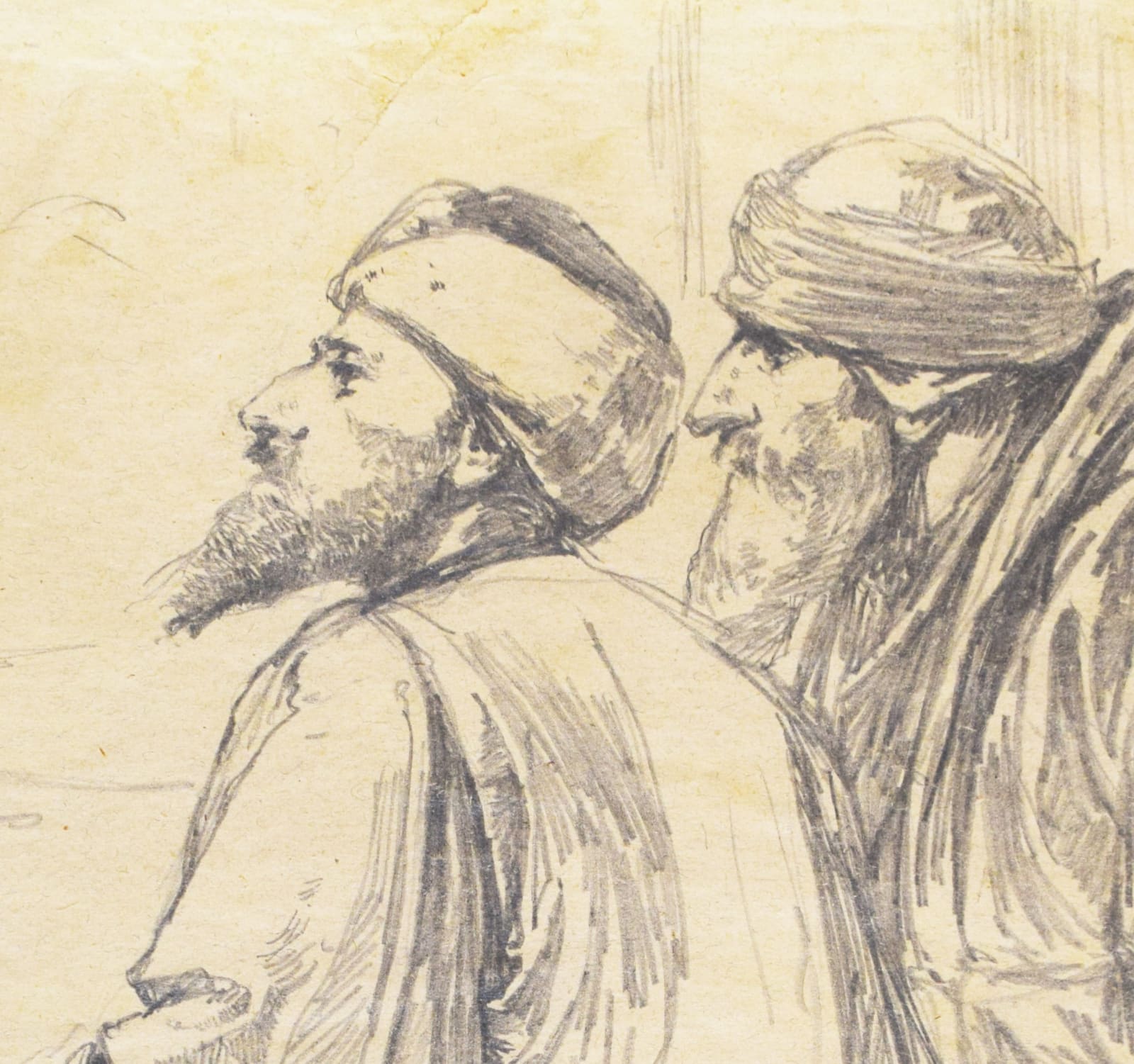 MIHÁLY VON MUNKÁCSY, Study for Christ before Pilate (V)