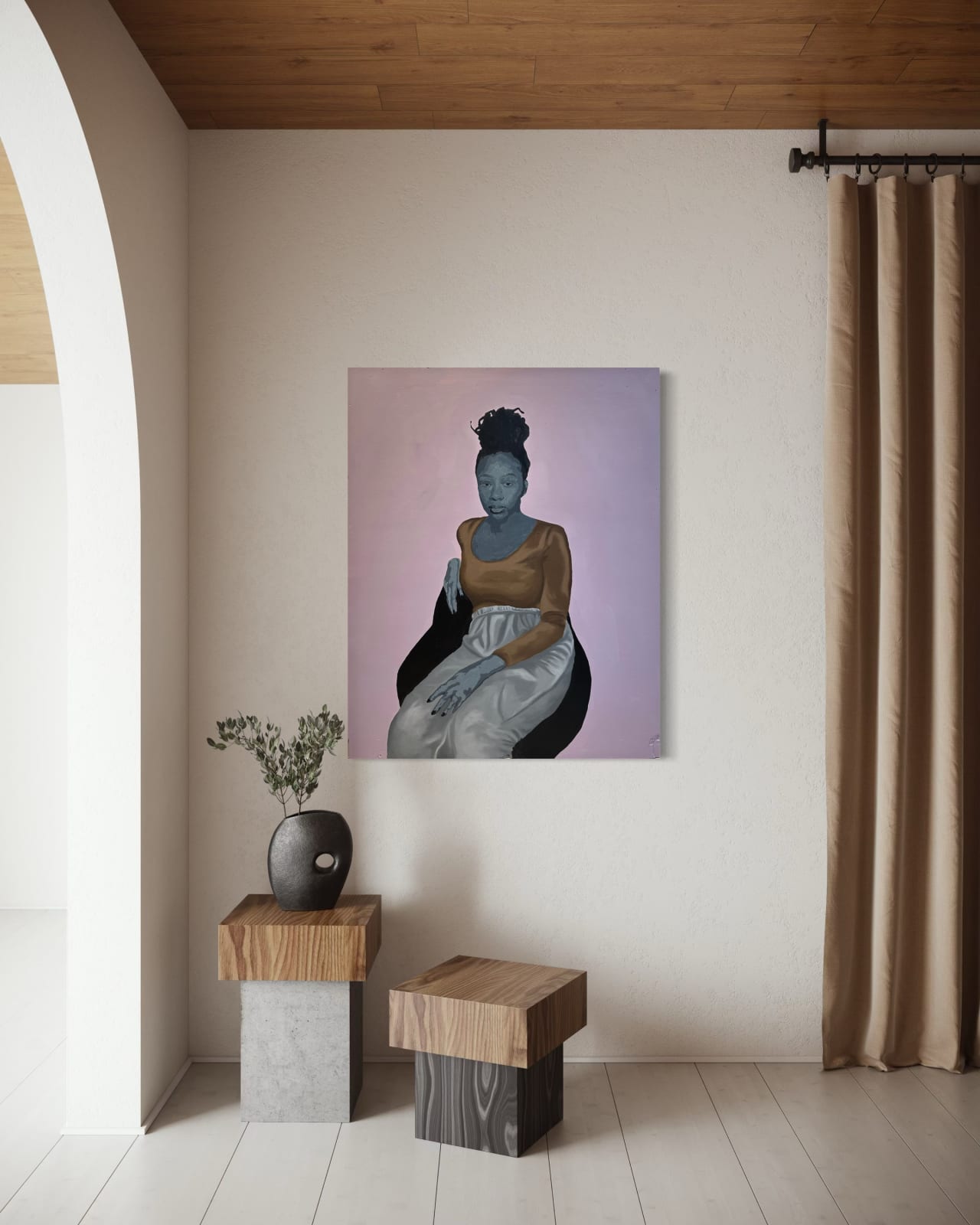 Ofunne Azinge, Emma's Study II, 2025