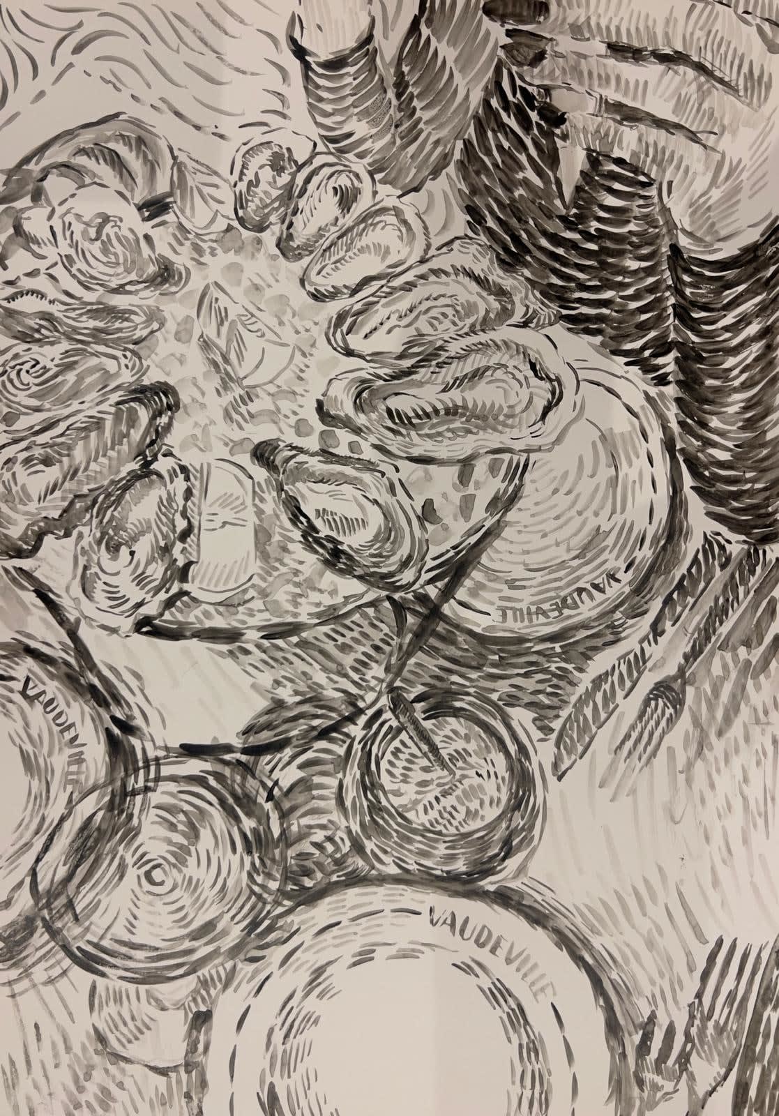Jess Cochrane, Oysters with Oh, 2025