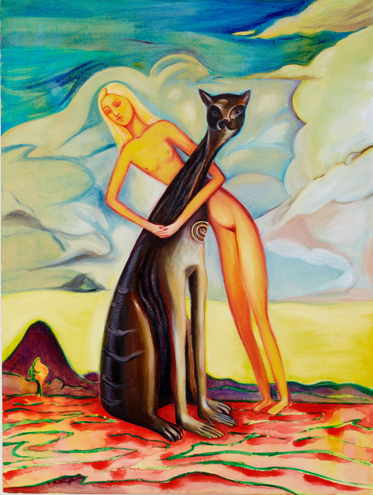 Cecilia Granara, The Cat, the Woman, and the Clouds, 2024