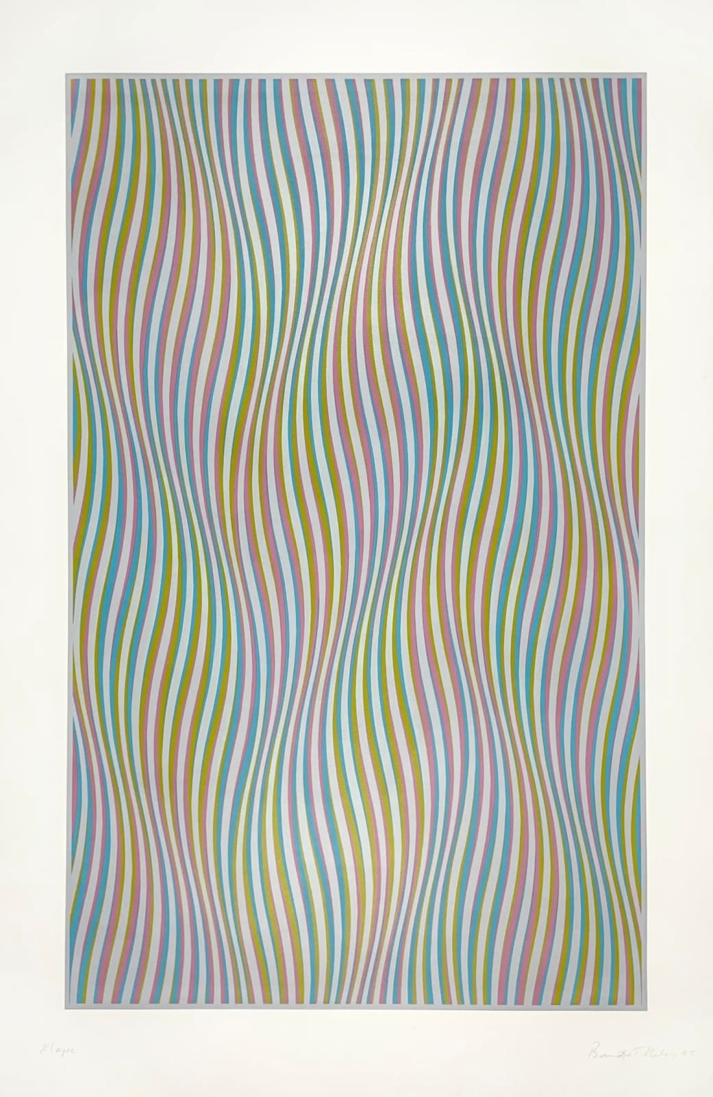 Bridget Riley, Elapse, 1982