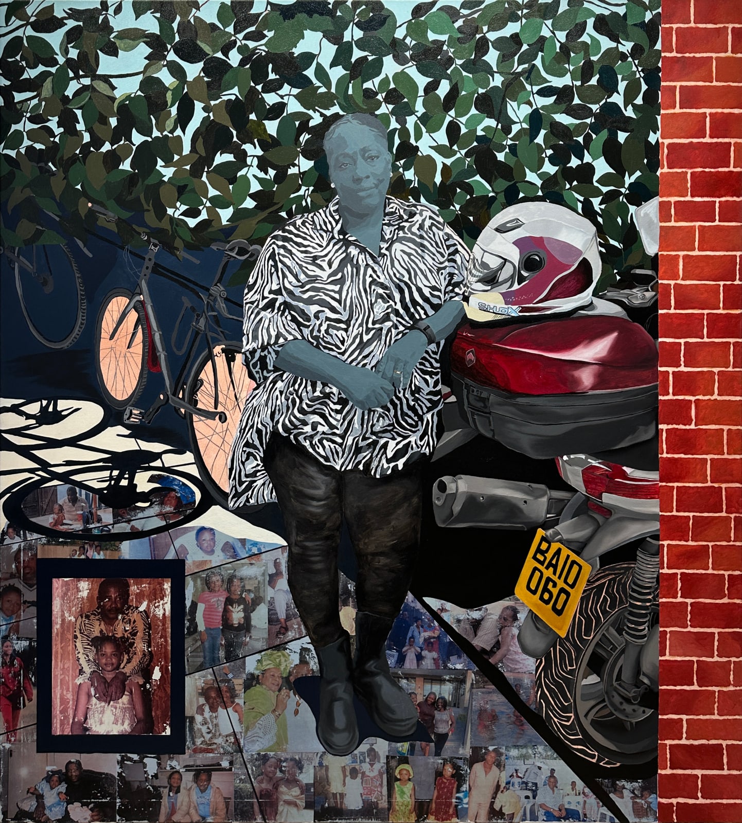 Ofunne Azinge, Michelle and Her Motorcycle, 2025