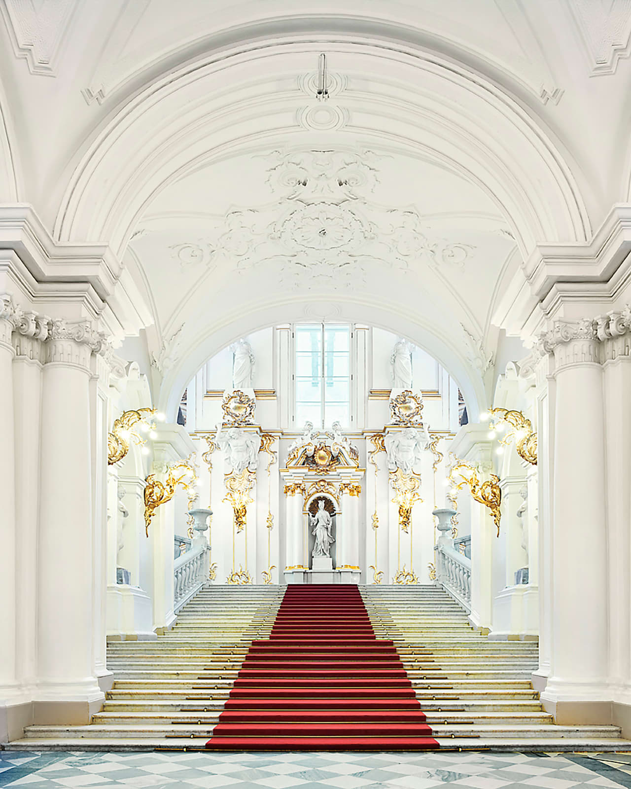 David Burdeny photograph red stairs Russia