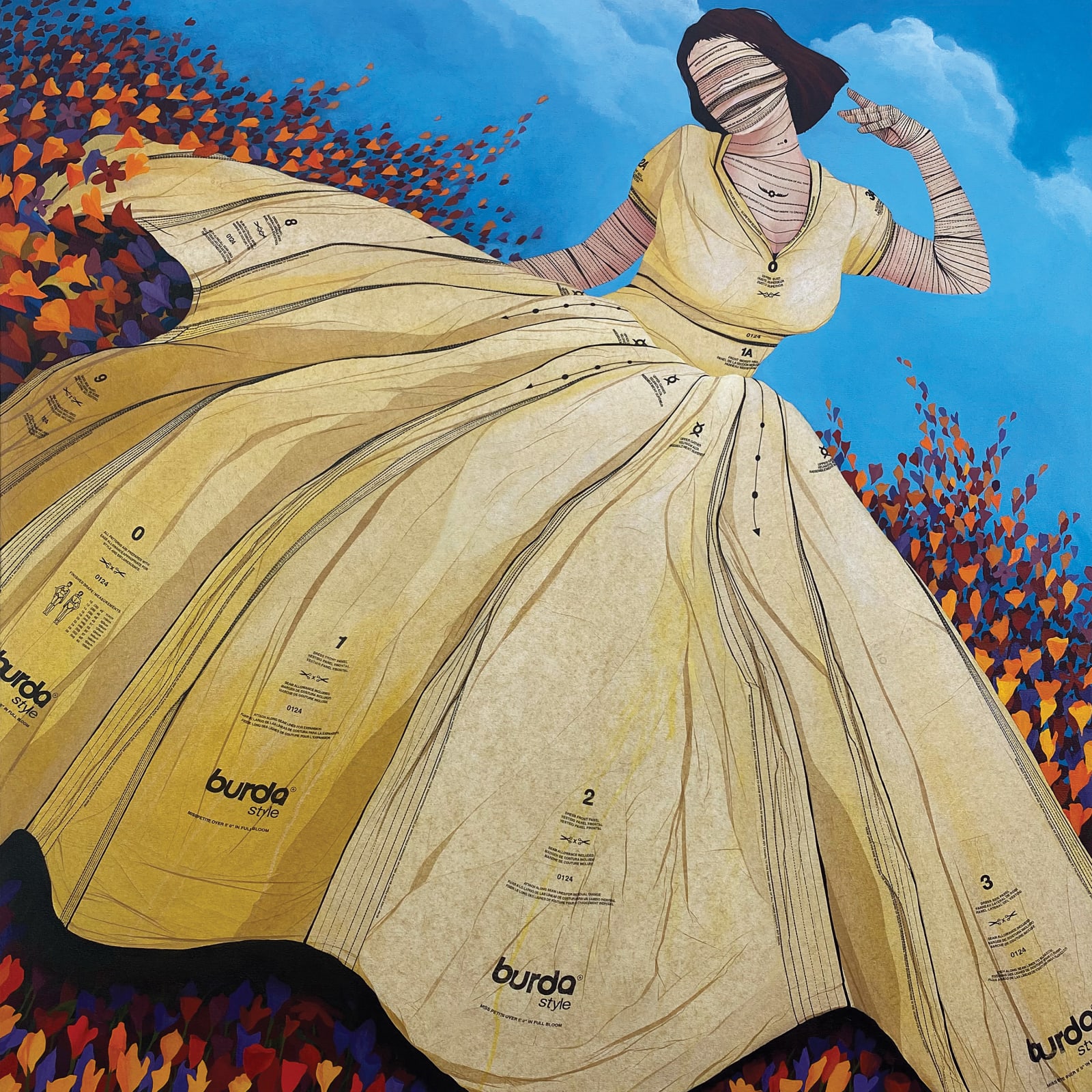 John Westmark sewing pattern paintings